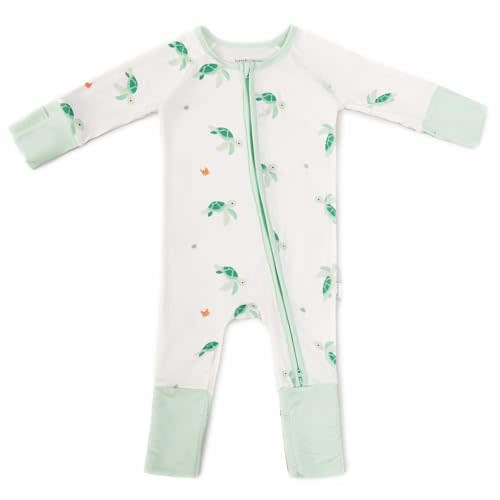 Ultra-Soft Convertible Baby Romper with 2-Way Zipper, Baby Girl Clothes, Baby Boy Clothes, 0–24 Months