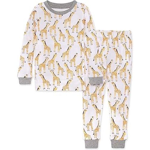 Burt's Bees Baby Baby Boys' Pajamas, Tee and Pant 2-Piece Pj Set, 100% Organic Cotton