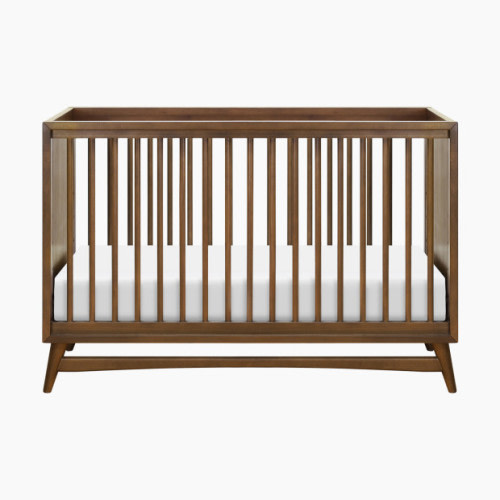 babyletto Peggy 3-in-1 Crib with Toddler Bed Conversion Kit - Natural Walnut