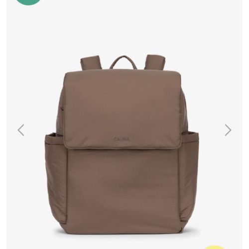 Diaper Backpack with Laptop Sleeve - HAZELNUT