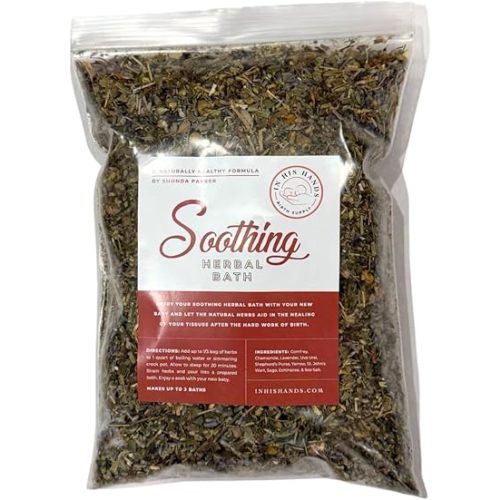 Soothing Herbal Bath by in His Hands for Afterbirth Comfort and Healing