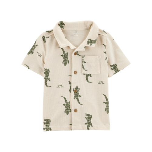 Baby Alligator Button-Down Shirt - Carter's | Carter's