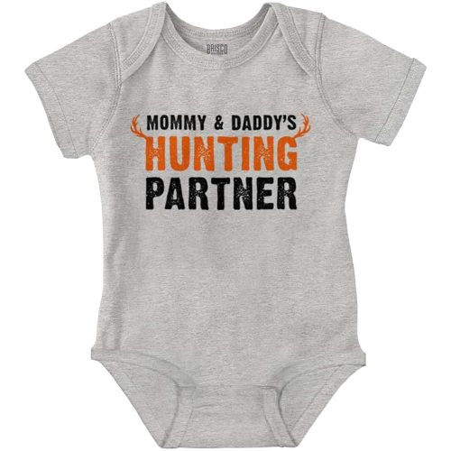 Brisco Brands Mommy and Daddy's Hunting Partner Baby Romper Boys or Girls