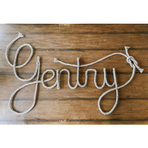 Large (1-7 Letters) Custom Rope Wall Sign (READ ITEM DESCRIPTION)