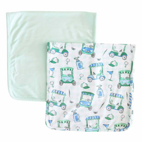 Birdie Babes 2pc Burp Cloth Set | Green