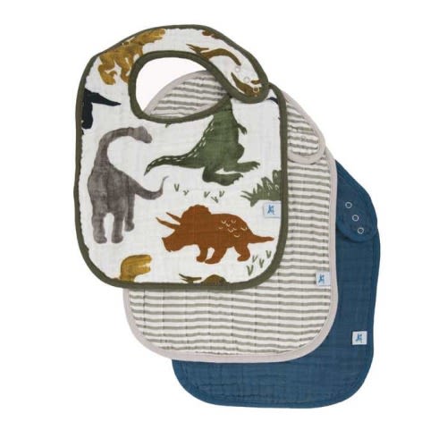 Cotton Muslin Classic Bib (3 Pack)