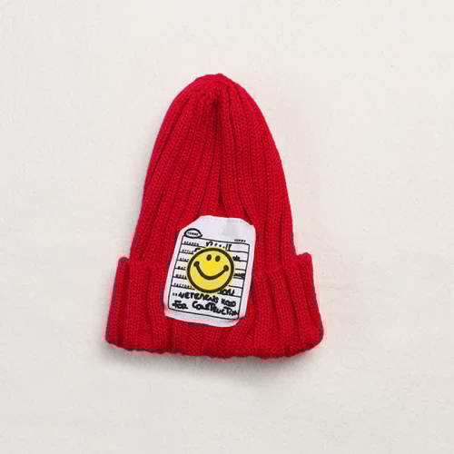 Candy Colors Toddler Smile Patch Beanie