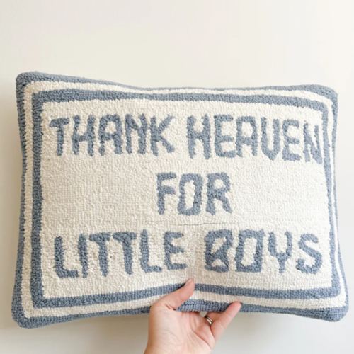 Thank Heaven Boy Pillow