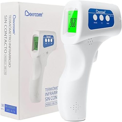 Berrcom Non Contact Forehead Thermometer Digital No-Touch Infrared Thermometer 3 in 1 for Adults and Kids Fever Check Thermometer Temperature Gun for Baby