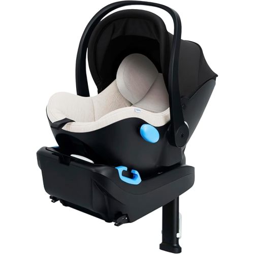 Clek Liing Infant Car Seat with Adjustable Load Leg, Compact, Lightweight Design, 7 Recline Positions, and Easy-to-Use Rigid Latch (Marshmallow)