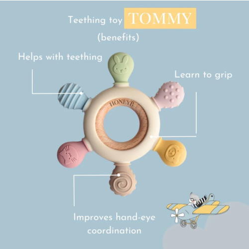 Baby Teething Toy | TOMMY – HoneyB Kids