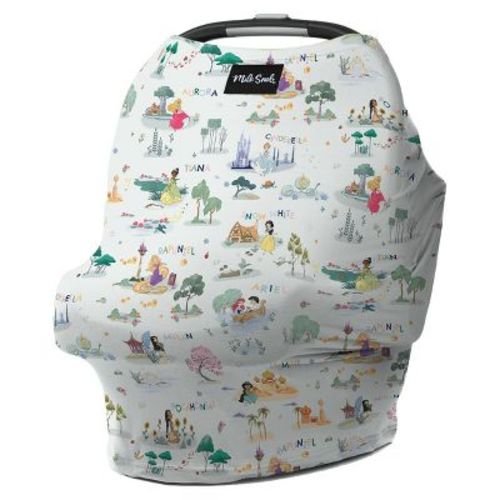 Milk Snob Disney Princess Nursing Cover/baby Car Seat Canopy - Enchanted Kingdoms