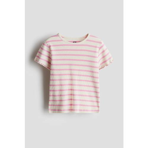 RIBBED JERSEY TOP