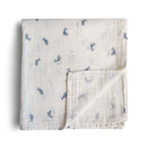 Organic Cotton Mushie Baby Muslin Swaddle Blanket