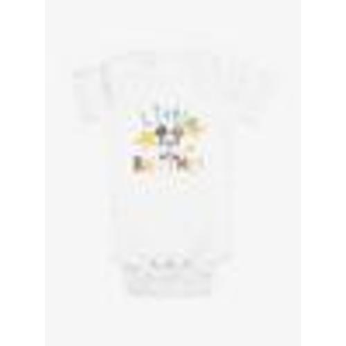 Disney Mickey Mouse Little Brother Doodle Infant Bodysuit - WHITE | BoxLunch