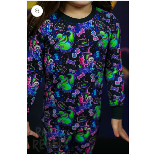 "Little Nightmares" Kids Two-Piece Pajama Set – Rad Little Rebels
