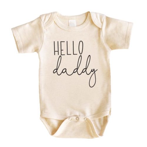 Bump and Beyond Designs Hello Daddy Surprise Pregnancy Announcement to New Dad