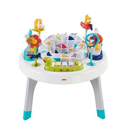 Fisher-Price 2-in-1 Sit-to-Stand Activity Center & Toddler Spin ‘n Play Safari Table