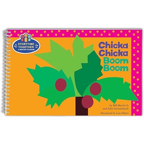 Chicka Chicka Boom Boom: Storytime Together: A Spiral-Bound Read-Aloud for Classrooms and Families Spiral-bound – Picture Book, August 2, 2022