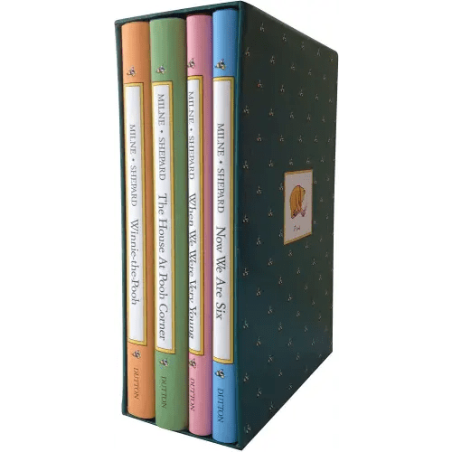 Pooh's Library: Winnie-The-Pooh, The House At Pooh Corner, When We Were Very Young, Now We Are Six (Pooh Original Edition)