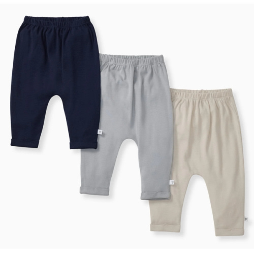 Solid Organic Cotton Baby Pants 3 Pack - Midnight – Burt's Bees Baby