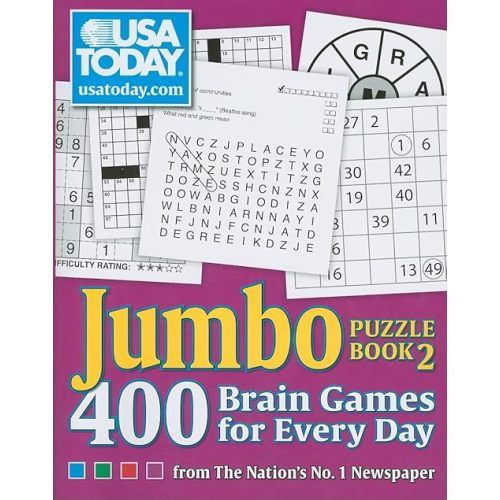 USA TODAY Jumbo Puzzle Book 2: 400 Brain Games for Every Day (USA Today Puzzles) (Volume 11) Paperback – September 15, 2009