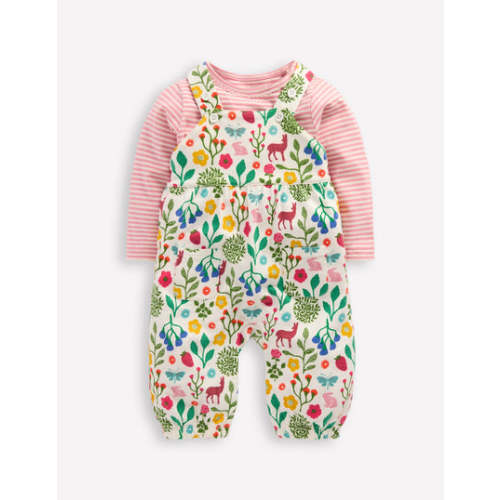 Jersey Overalls Set-Ivory Woodland Walk | Boden USA
