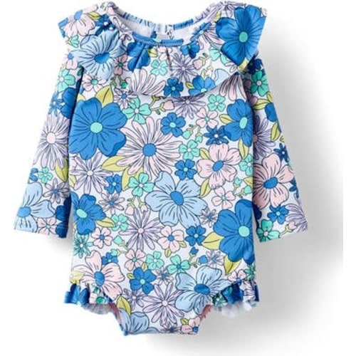 Bonnie Long Sleeve Ruffle One Piece
