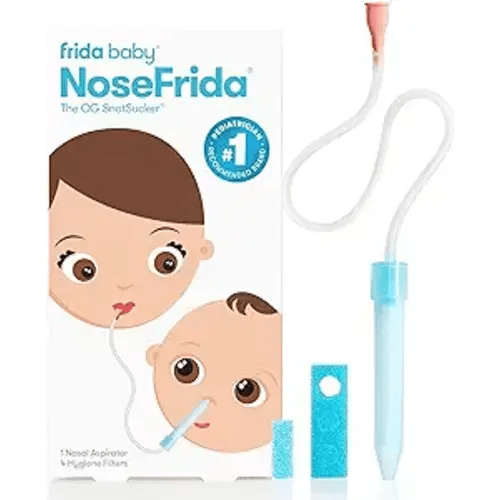 Frida Baby NoseFrida SnotSucker Nasal Aspirator for Baby, Baby Nose Sucker