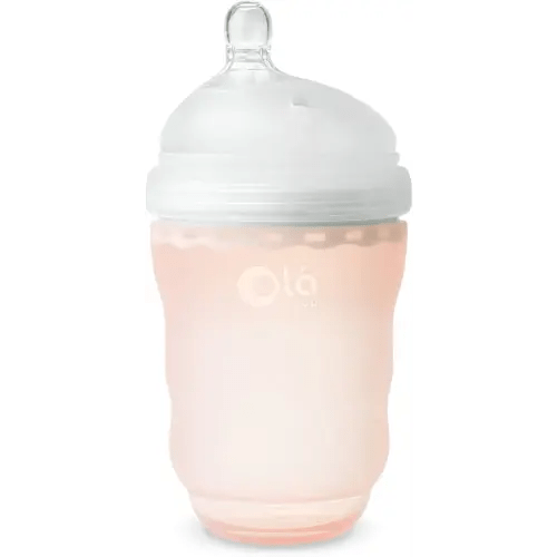 Olababy Gentle Baby Bottle (8 Ounce 1PK, Coral)