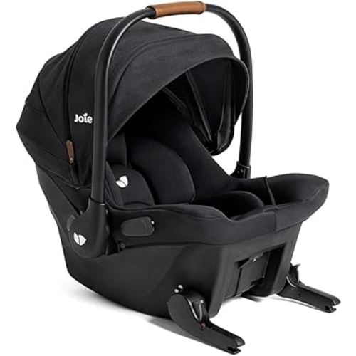 Joie Mint Latch Base-Free Infant Car Seat – Lightweight, Built-in Rigid Latch Connectors and Side-Impact Protection – No Base Installation Required, Travel-Friendly Design (Shale Dark)