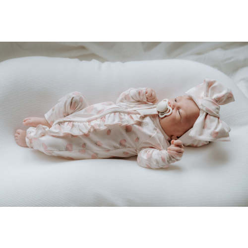 Frill Zip Romper | Strawberries – Little and Fern