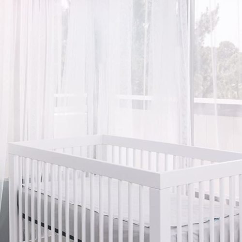 QuickZip Easy Change Crib Sheet - Gray Dot