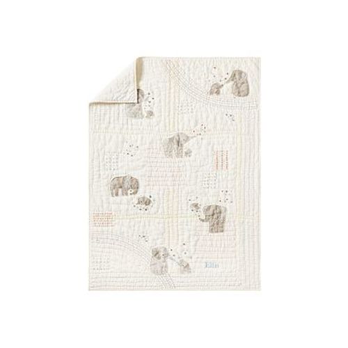 Ellis Baby/Toddler Quilt, White Multi