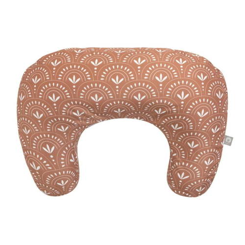 Boppy New Nursing Pillow – Clay Boho Arches – Larger, Firmer, More Supportive Pillow for Breastfeeding & Bottle Feeding