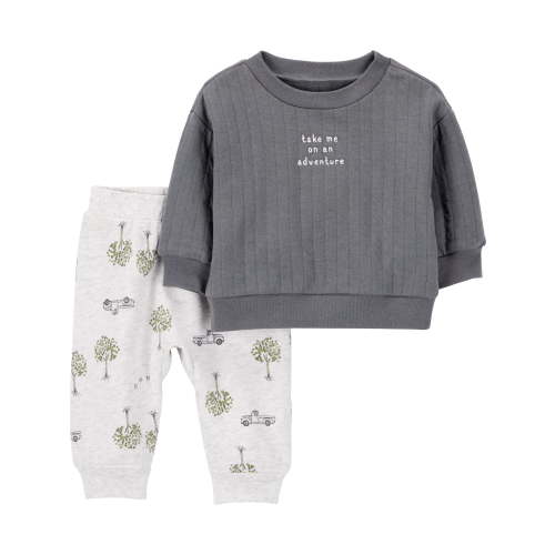 Carter's Child of Mine Baby Boy Outfit Set, 2-Piece, Sizes 0/3-24 Months