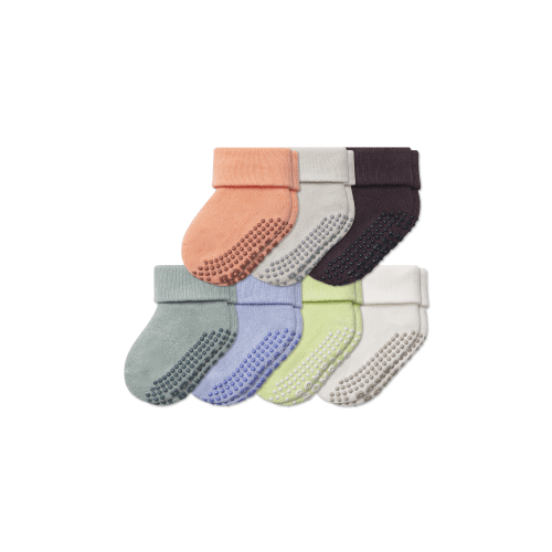 Baby Week of Bombas Gripper Calf Sock 7-Pack (6-12 Months)