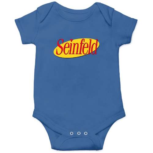 Seinfeld Onesies Kids's Short Sleeve Onesie 12M Royal sold by Wonderhoood | SKU 199851535 | Printerval