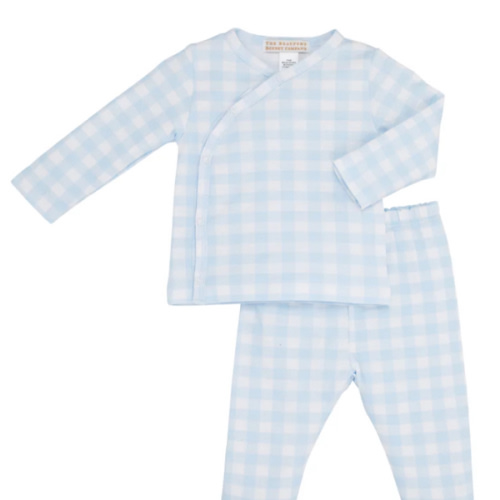 Cameron Cross-Front Set - Buckhead Blue Gingham