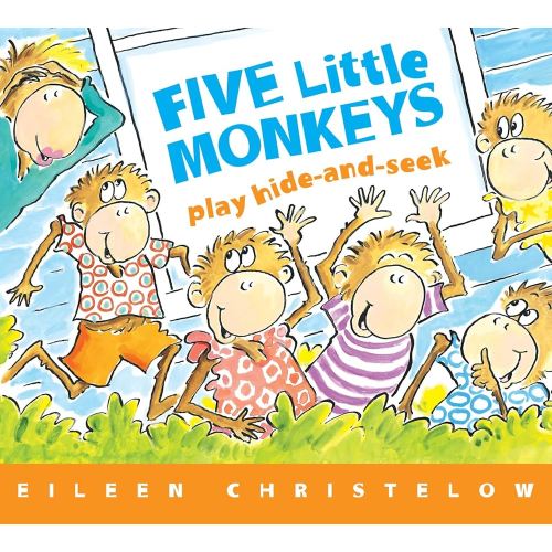 Five Little Monkeys Play Hide and Seek Board Book (A Five Little Monkeys Story)