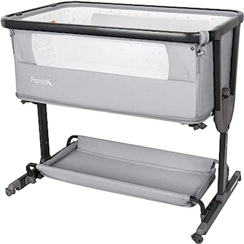 Amazon.com : Papablic 4-in-1 Deluxe Pesci Baby Bassinet with Cradle & Playard Extension, Easy Assemble : Baby