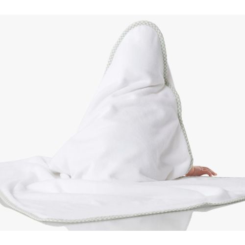 Gingham Baby Hooded Towels | Pottery Barn Kids - SAGE