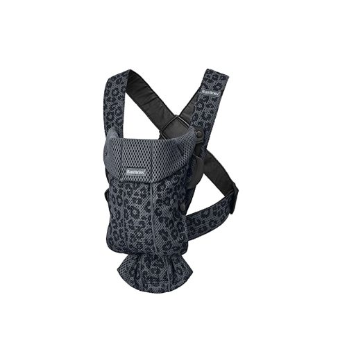 BabyBjörn Baby Carrier Mini, 3D mesh, Anthracite/Leopard