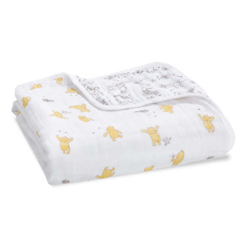 aden + anais Muslin Blanket Disney Winnie the Pooh — buybuy BABY