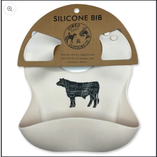 Cream Beef Cuts Bib – Cowkid Clothing Company