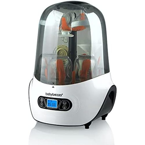 Baby Brezza Baby Bottle Sterilizer and Dryer Machine – Electric Steam Sterilization - Universal Fit - Pacifiers, Glass, Plastic, and Newborn Feeding Bottles