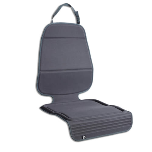 Munchkin Child Car Seat Protector, Elite Seat Guardian with Grime Guard Fabric, Dark Grey