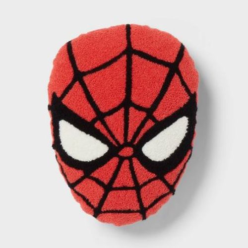 Marvel Spider-man Mask Kids' Decorative Throw Pillow - The Marvel Collection By Pillowfort™