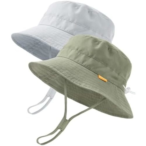 FURTALK Baby Sun Hat Toddler Boys Girls Bucket Hat for Kids 0-5 Years UPF 50+ Sun Protective Child Summer Beach Hats
