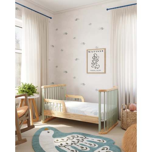 The Candy Cloud Crib in Mint Color